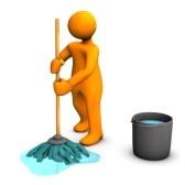 14502340-orange-cartoon-character-with-dust-mop-and-bucket-on-the-white-background