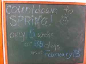 countdown to Spring