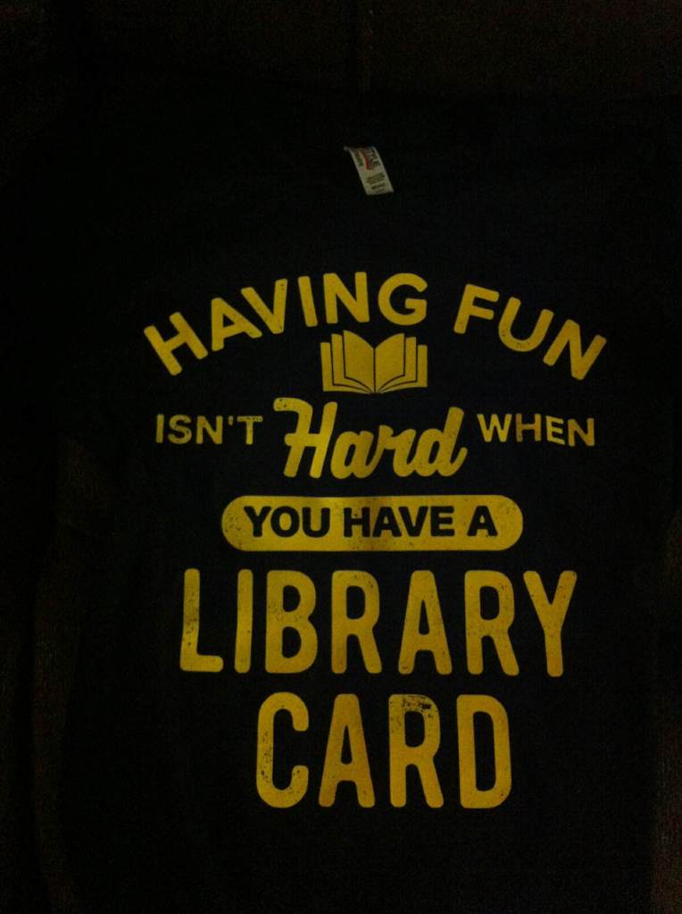 library card t-shirt