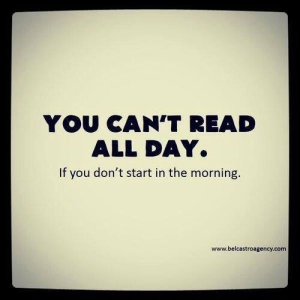 you can't read all day